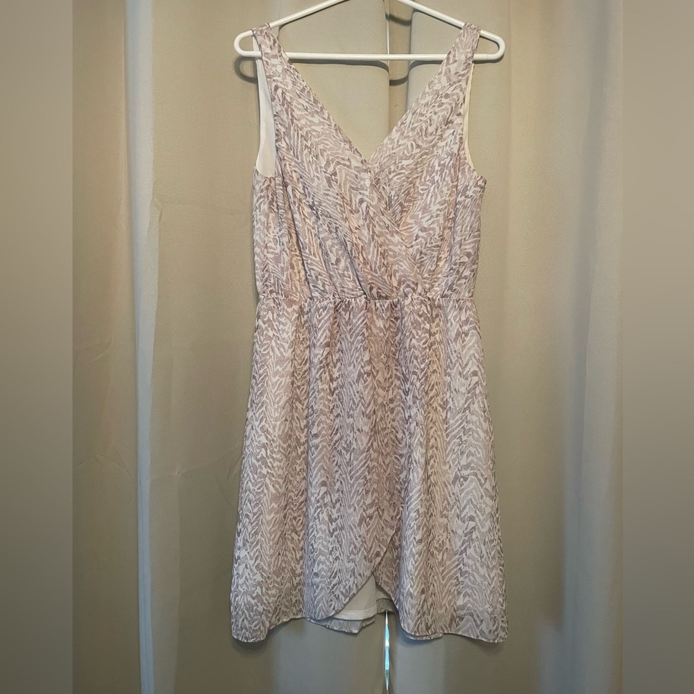 H&M white wrap dress